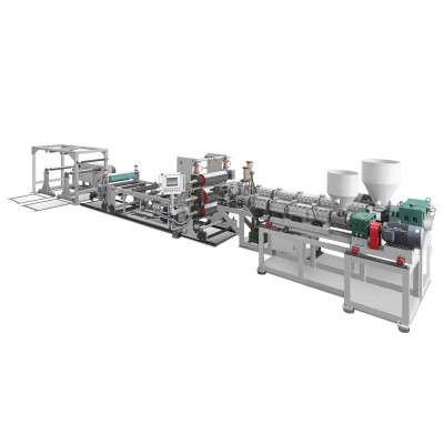 High Efficiency Pvc Pet Ps Pp Single-layer Pp Sheet Extrusion Extruder For Making Roll Sheet Machine