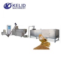 Extruder For Small Floating Fish Feed Pellet Machine Double Screw Extruder bird Dog Food Machine Pet Feed Production Line